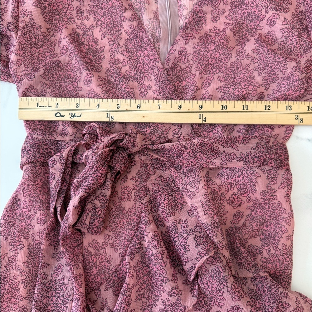 The Vintage Shop Pink Gemma Dress with Bishop Sleeves. Size Medium - Picture 2 of 7